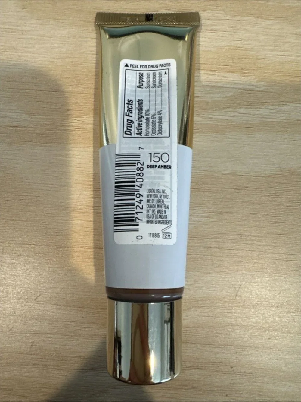 Loreal Age Perfect Radiant Serum Foundation 150 Deep Amber SPF 50